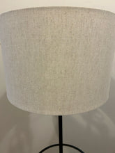 Load image into Gallery viewer, Rubbed Bronze Glass Top Floor Lamp Table