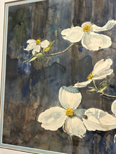 Load image into Gallery viewer, Framed Print of Dogwood Flowers, signed