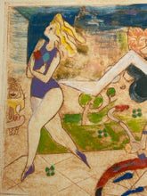 Load image into Gallery viewer, Framed Print "Circus Folley" signed