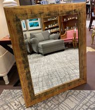 Load image into Gallery viewer, Gold and Red Finished Beveled Mirror from Uttermost