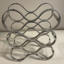 Load image into Gallery viewer, Hammered Silver Wine Holder from Crate & Barrel