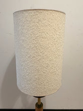 Load image into Gallery viewer, MCM Table Lamp with Wood and Brass Base from Stiffel