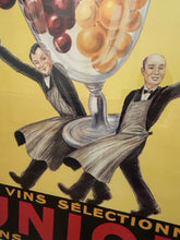 Load image into Gallery viewer, Vintage Reproduction "Les Vins Selectionnes" Framed Poster