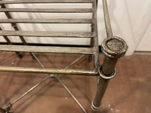 Load image into Gallery viewer, Vintage Medici Pewter Wrought Iron Counter Stools from Pier One