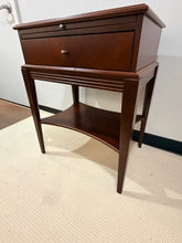 Load image into Gallery viewer, One Drawer End Table with Pull Out Tray