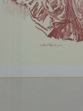 Load image into Gallery viewer, Artist's Proof of Crayon Sketch "Teresa, Yolande & Anna Maria" by William Russell Flint, signed