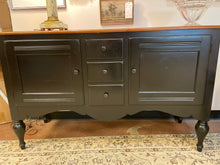 Load image into Gallery viewer, Black Painted Sideboard from Ethan Allen