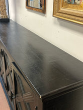 Load image into Gallery viewer, Black Four Door Credenza from Walter E. Smithe