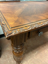 Load image into Gallery viewer, Ornate Two Drawer Writing Table