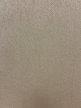 Load image into Gallery viewer, Rounded Back Rattan Armchair wth Cream Herringbone Upholstery
