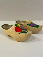 Load image into Gallery viewer, Pair of Floral Hand Painted Dutch Clogs
