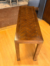 Load image into Gallery viewer, Oak Parsons Console Table from Henredon