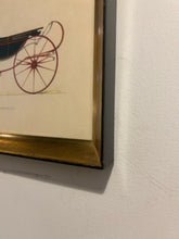 Load image into Gallery viewer, Framed Art Print of Historical Carriage "Landau A 8 Ressorts"