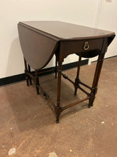 Load image into Gallery viewer, One Drawer Mahogany Gate Leg End Table from Statton Furniture
