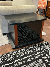 Load image into Gallery viewer, Black Nightstand with Smoke Glass Front from Dania Furniture