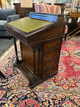 Load image into Gallery viewer, Antique Burr Walnut Davenport Desk with Leather Top from England