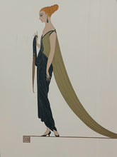 Load image into Gallery viewer, Art Deco "Ready for the Ball" Serigraph by Erte, signed & numbered