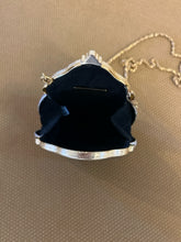 Load image into Gallery viewer, Art Deco Silver & Gold Purse with Gold Chain made in Hong Kong