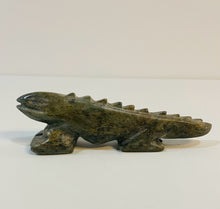 Load image into Gallery viewer, Hand Carved Soapstone Lizard Figurine