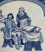 Load image into Gallery viewer, Delft Blue Holland," Doctrine of the Four Humours" Tile