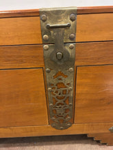Load image into Gallery viewer, Chinese Camphor Wood Chest with Brass Fittings from Taipei