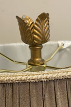 Load image into Gallery viewer, Pair of Black & Gold Vintage Buffet Lamps from Lampcrafters