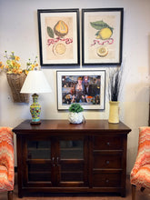 Load image into Gallery viewer, Three Drawer Storage Cabinet in Acacia Wood from Crate & Barrel