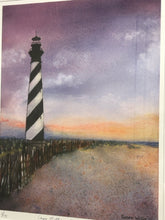 Load image into Gallery viewer, Original Giclee "Cape Hatteras Lighthouse" by Susan Willis, signed & numbered