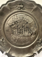 Load image into Gallery viewer, 1972 "Birth of a Nation" Pewter Plate from Worcester Pewter