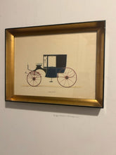 Load image into Gallery viewer, Framed Art Print of Historical Carriage "Coupe 3/4, No. 37"