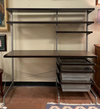 Load image into Gallery viewer, Elfa System Work Station Desk with Shelves & Baskets