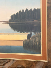 Load image into Gallery viewer, Framed Print of Row Boat on Calm Water