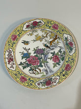 Load image into Gallery viewer, Vintage Chinese Porcelain Enamel Design Plate "Famille Rose"
