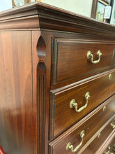 Load image into Gallery viewer, Mahogany Six Drawer Highboy Dresser from Pennsylvania House