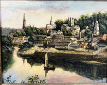 Load image into Gallery viewer, Framed Canvas Reproduction of Stratford-On-Avon