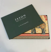 Load image into Gallery viewer, Four Cork-Backed Caravan Elephant Placemats from Jason
