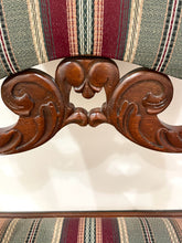 Load image into Gallery viewer, Renaissance Revival Style Upholstered Wood Frame Arm Chair