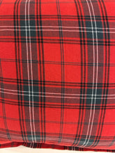 Load image into Gallery viewer, Holiday Plaid Euro Pillow Cover from William Sonoma with Ralph Lauren Down Insert