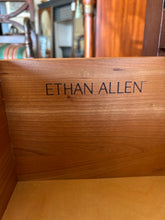 Load image into Gallery viewer, Two Piece Mission Style Glass Front Cabinet from Ethan Allen