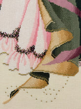 Load image into Gallery viewer, Framed Cross Stitch "Angel of Grace" from Lavender & Lace