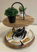 Load image into Gallery viewer, Two Tier Charcuterie and Wine Server from Frontgate