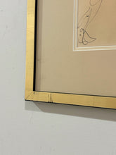 Load image into Gallery viewer, Framed Etching of Two Figures by Leonor Fini