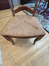 Load image into Gallery viewer, Dining Room Table with Two 18" Leaves, 4 Rush Seat Side Chairs & 2 Arm Chairs from Walter Wabash