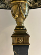 Load image into Gallery viewer, Tall Empire Style Lamp with Black Shade