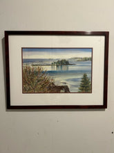 Load image into Gallery viewer, Original Watercolor of Water Scene by John M.T. Seitzer, signed