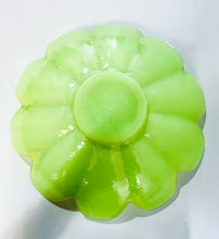 Load image into Gallery viewer, Opalino Yalos Casa Green Flower Petal Bowl from Murano Glass
