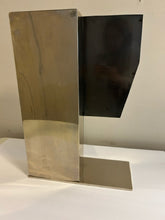 Load image into Gallery viewer, Vintage Metal Cubism Abstract Head Vase in the Manner of Franze Hagenauer