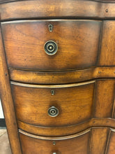 Load image into Gallery viewer, Curved Front Three Drawer Entry Chest/Dresser from Hooker
