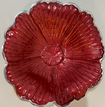 Load image into Gallery viewer, Enameled Hibiscus Bowl from Julia Knight, signed