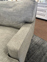 Load image into Gallery viewer, Grey Tweed Armchair from Pottery Barn